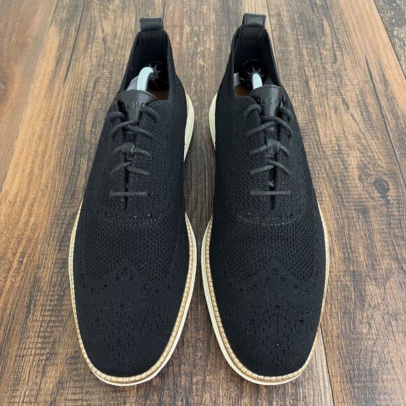 Cole Haan Original Grand Wingtip Oxford Stitchlite Shoe C27959 Size 12M Black - Picture 3 of 13